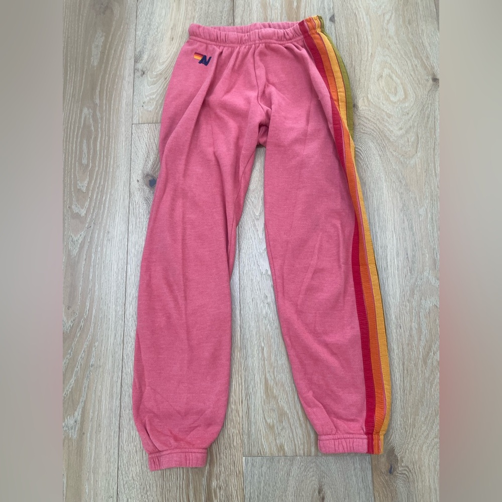 Aviator Nation Womens Sweatpants with 5 Stripe size XS